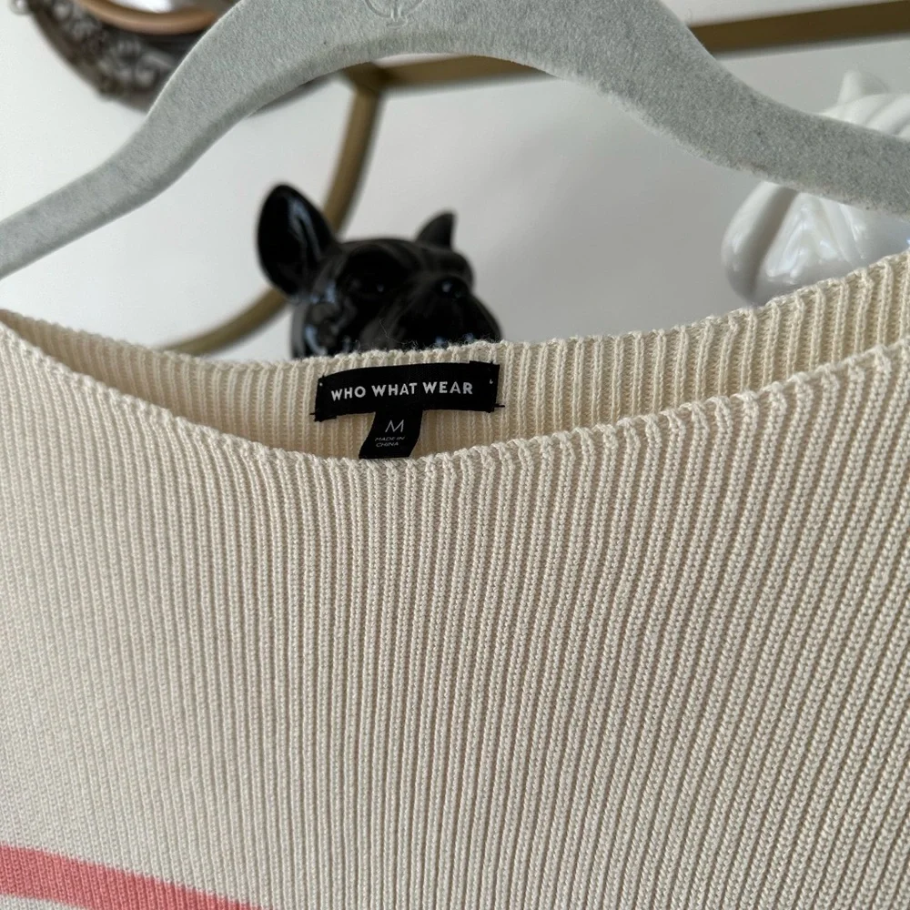 Who what wear striped pink sweater - Picture 7 of 7